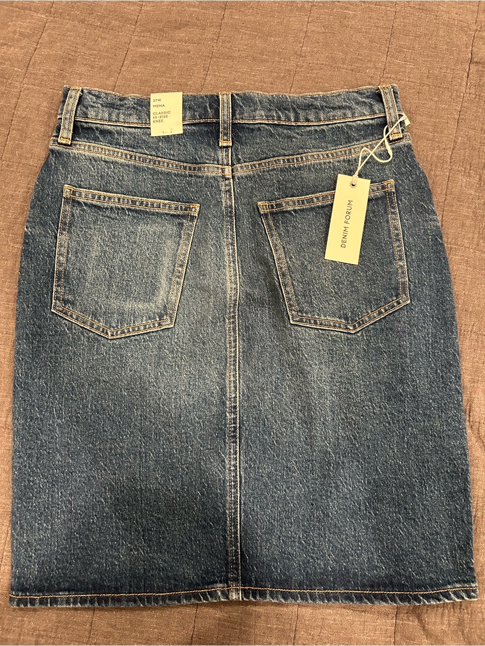 Denim Forum Mena Denim Skirt - Picture 2 of 5